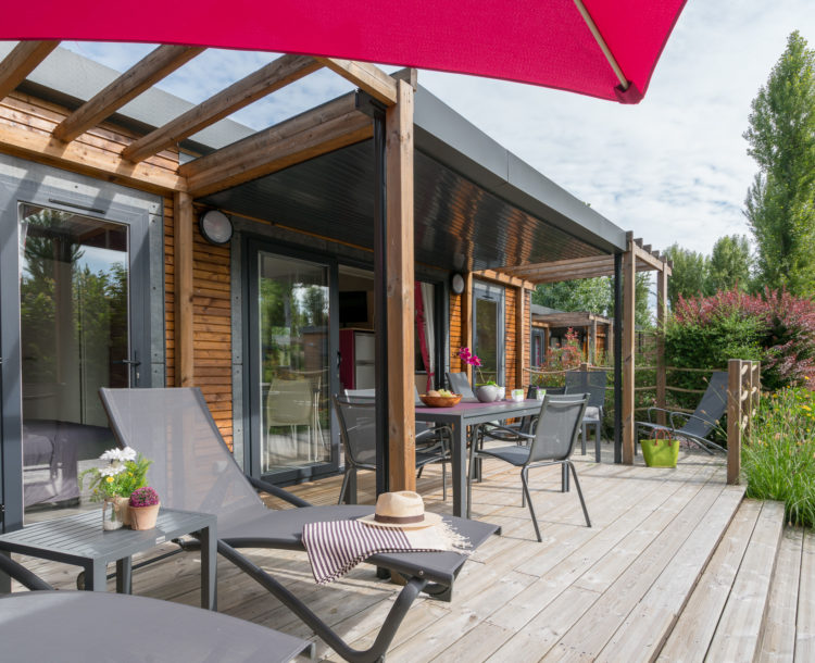 Mobil-home Île O, 4 à 5 personnes, 2 chambres au Camping Verébleu sur l\'île d\'Oléron