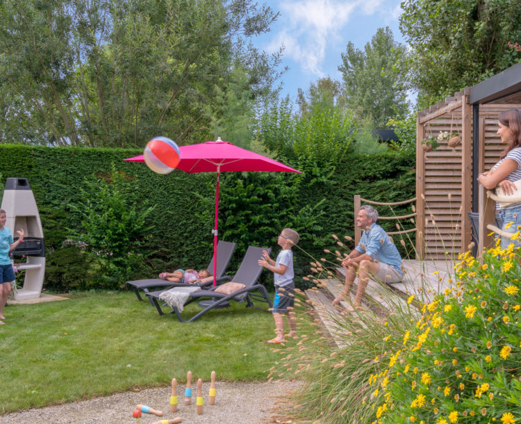 Campingplatz Verébleu, die Mietunterkünfte, Mobilheime