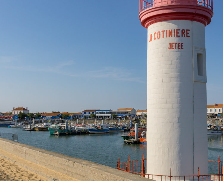 Région, Île d\'Oléron, port, jetée de La Cotinière